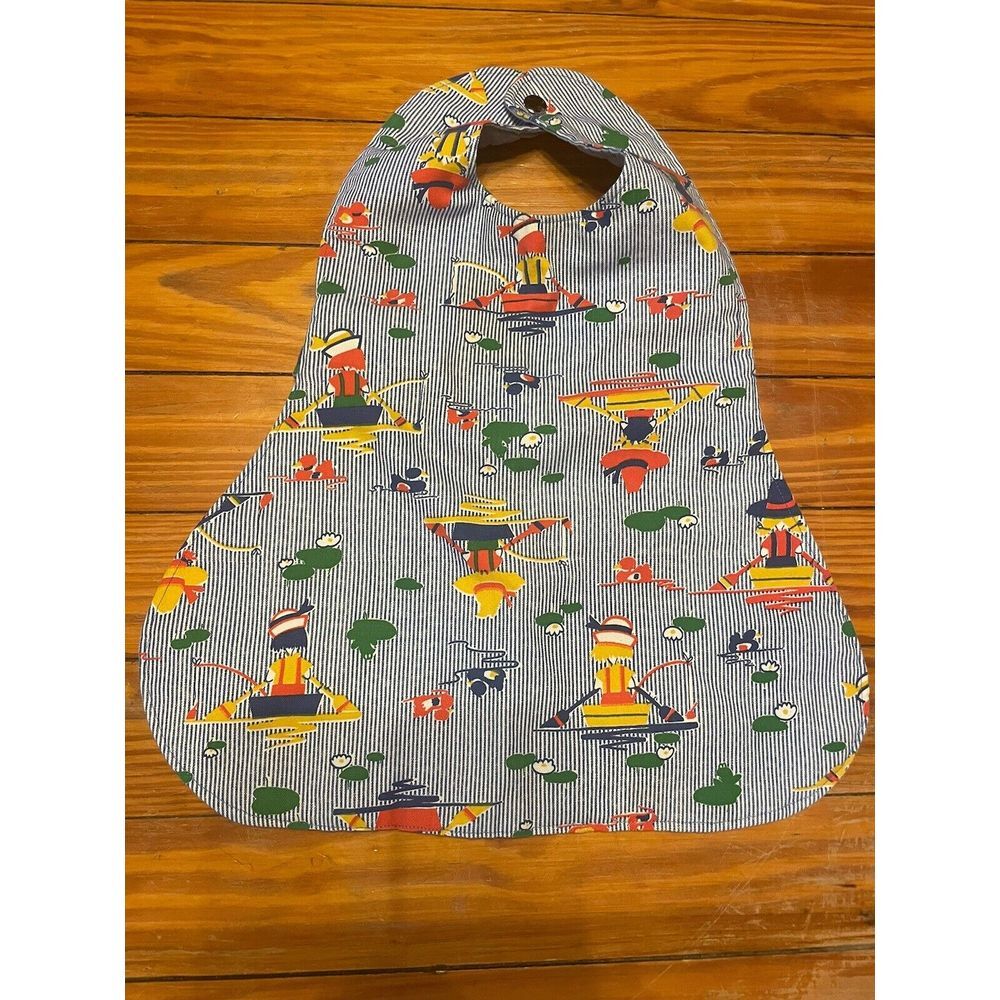 Vintage Sailor‎ in Boat Quilted Bib